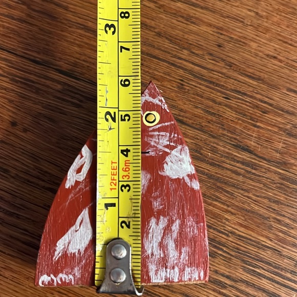 Folk art hand cut & painted wooden cats - Picture 9 of 13